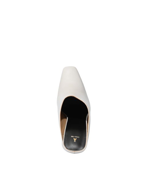 Sabot mules in pelle White Patrizia Pepe | 8Z0120 L026W101